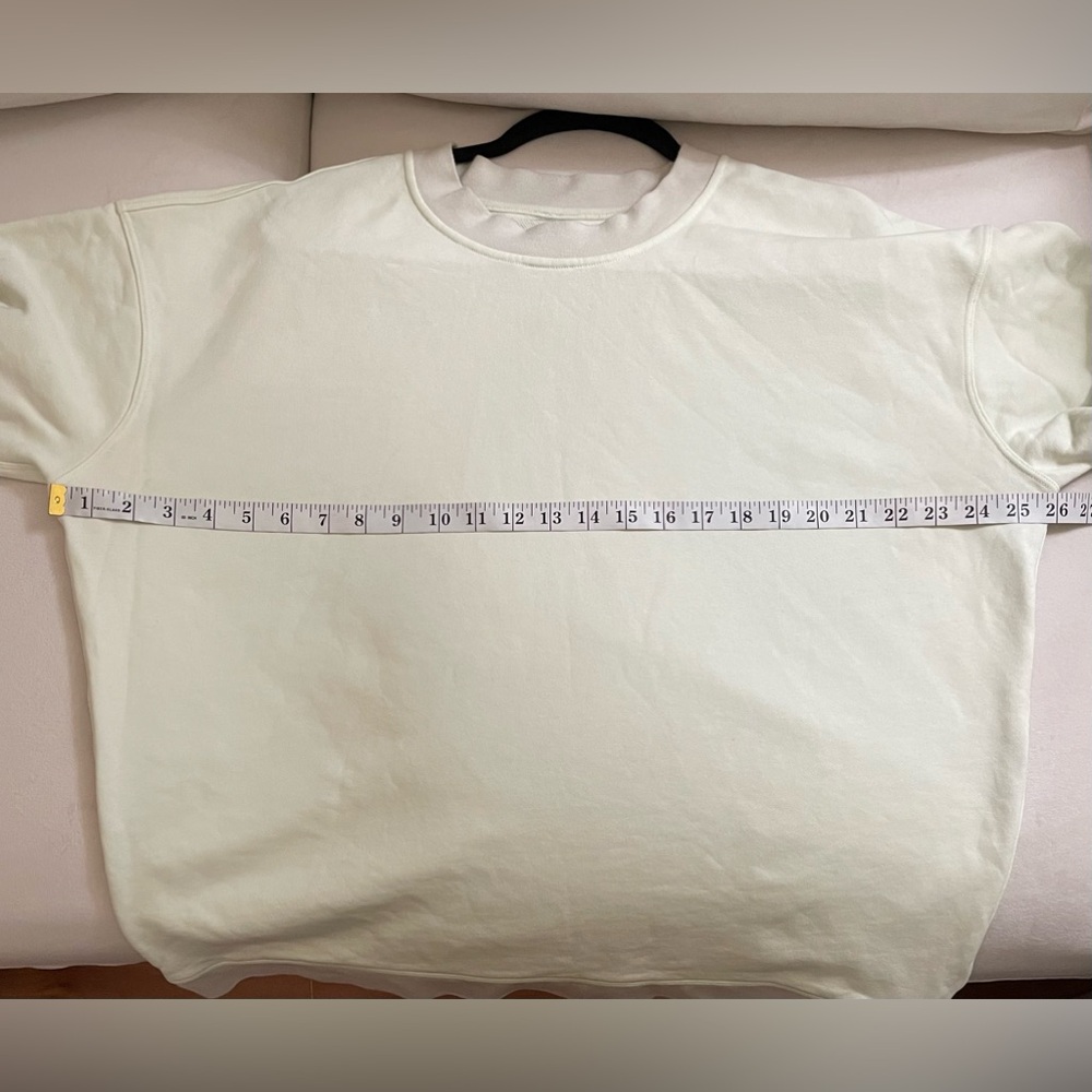 Lululemon Perfectly Oversized Crew Neck Sweater XL/XXL Light Green & Grey - Picture 7 of 9